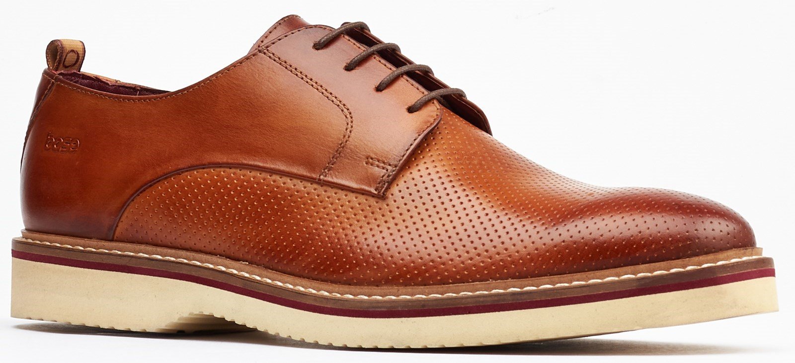 Base London Men's Grady Derby Shoe Tan 32254 - Tan 7