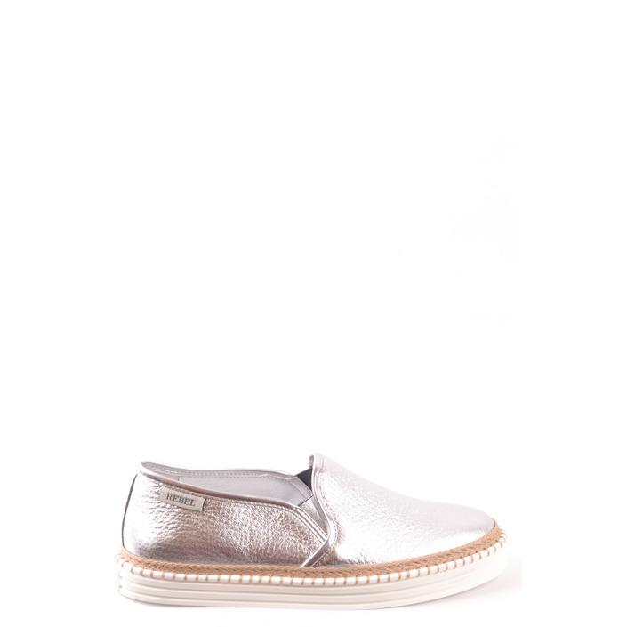 Hogan Women's Slip On Shoes Silver 167474 - silver 38.5