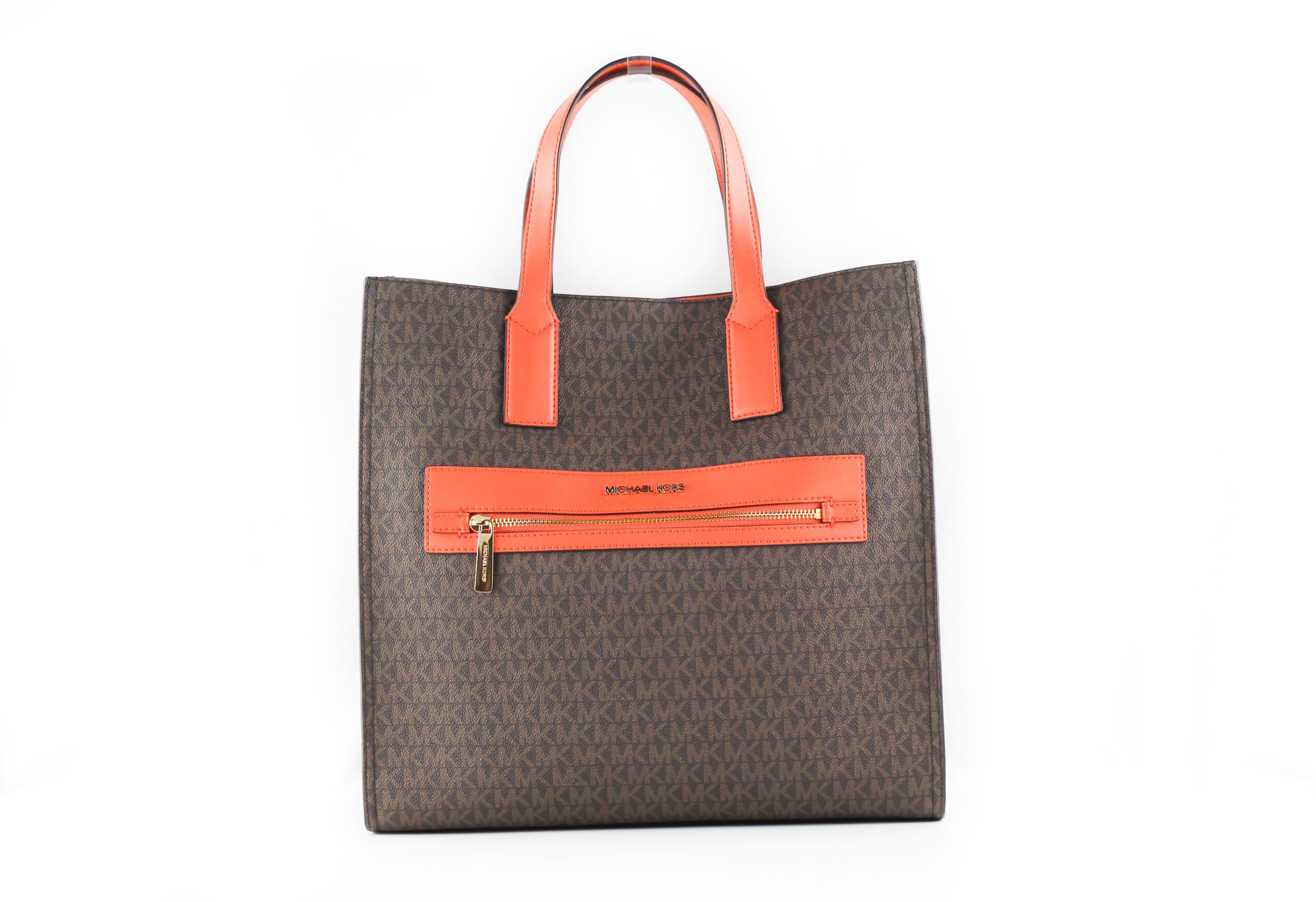 Michael Kors Women's Kenly Tote Bag Tangerine 39892