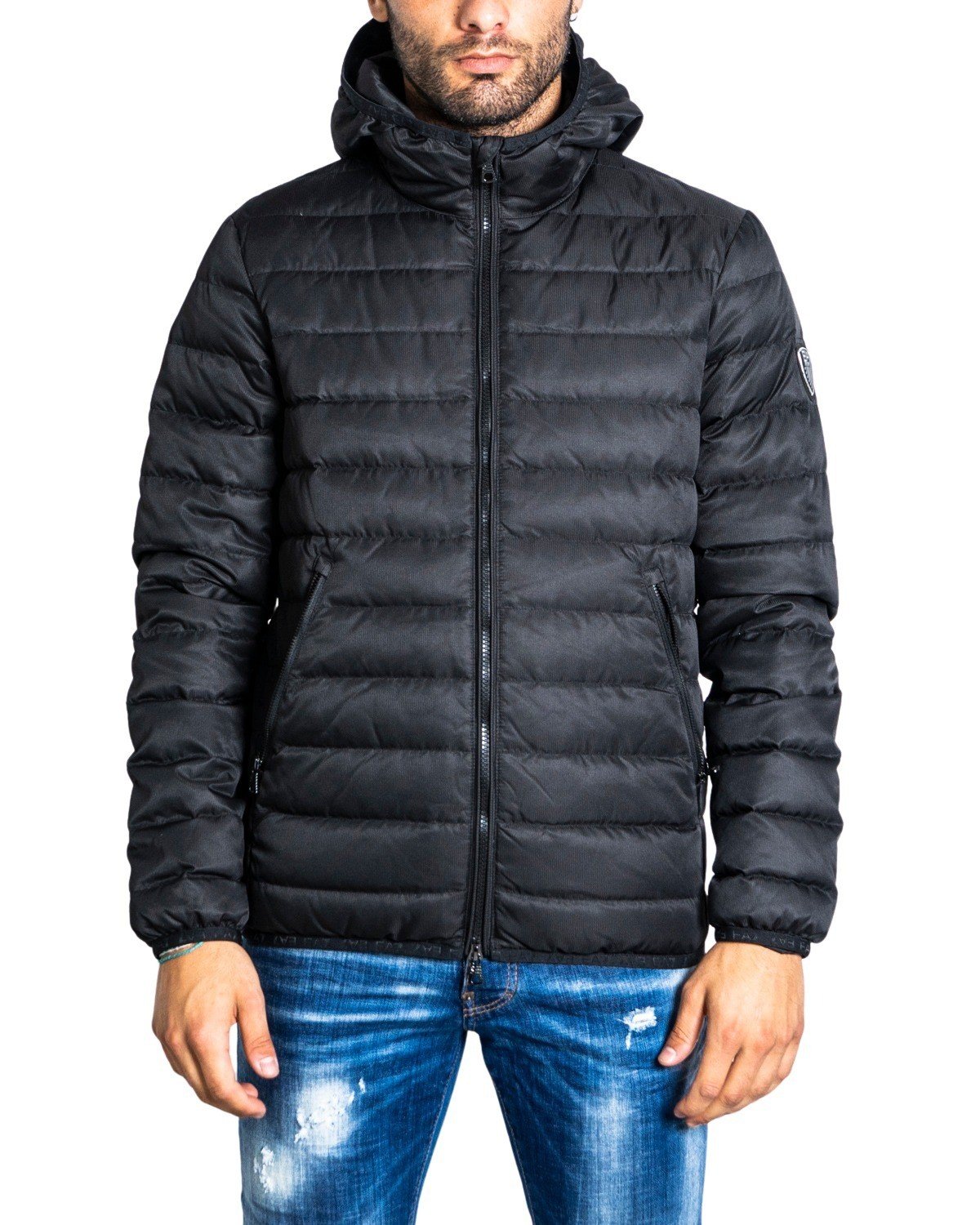 Ea7 Men's Jacket Green 322141 - black 3XL
