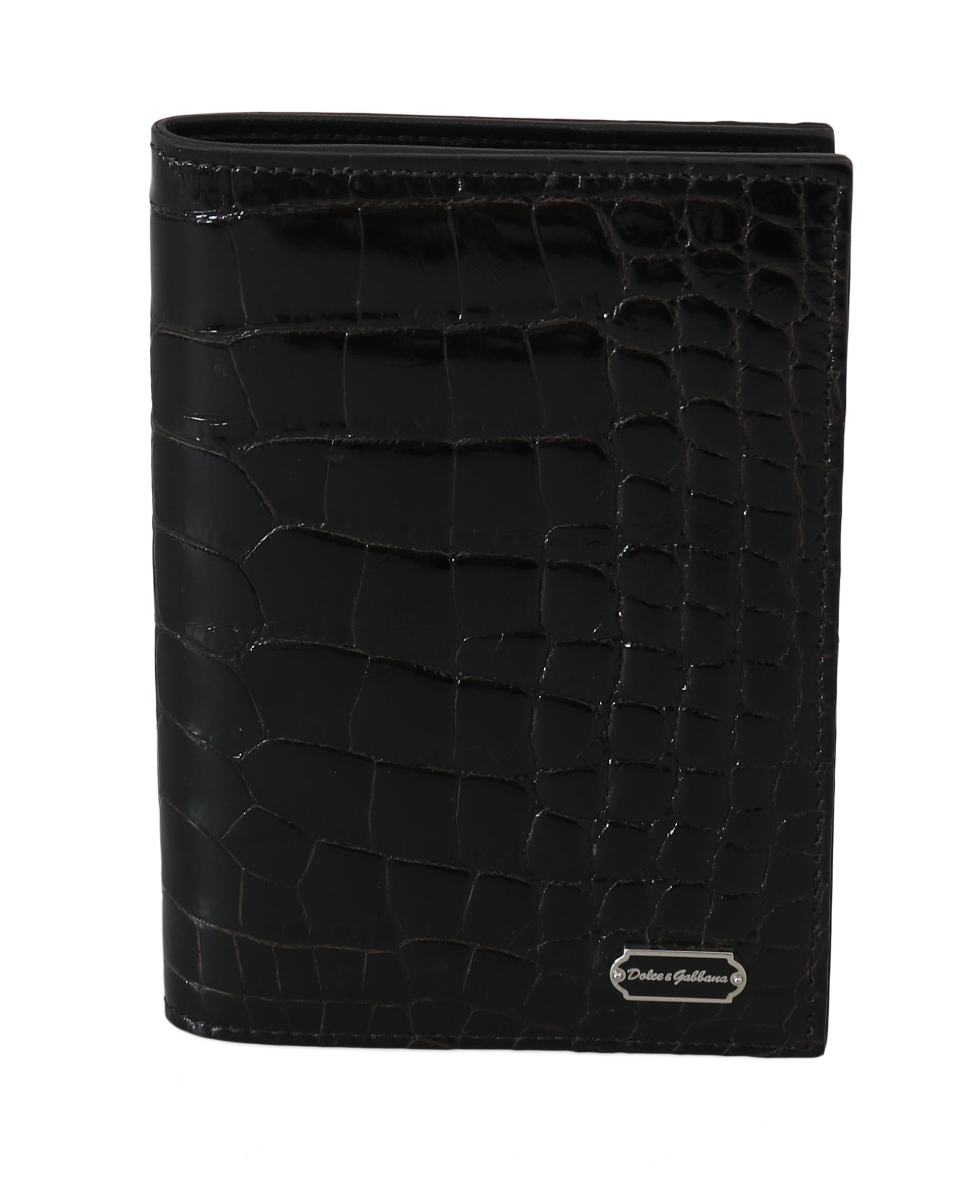 Dolce & Gabbana Men's Bifold Passport Holder Black VAS8630