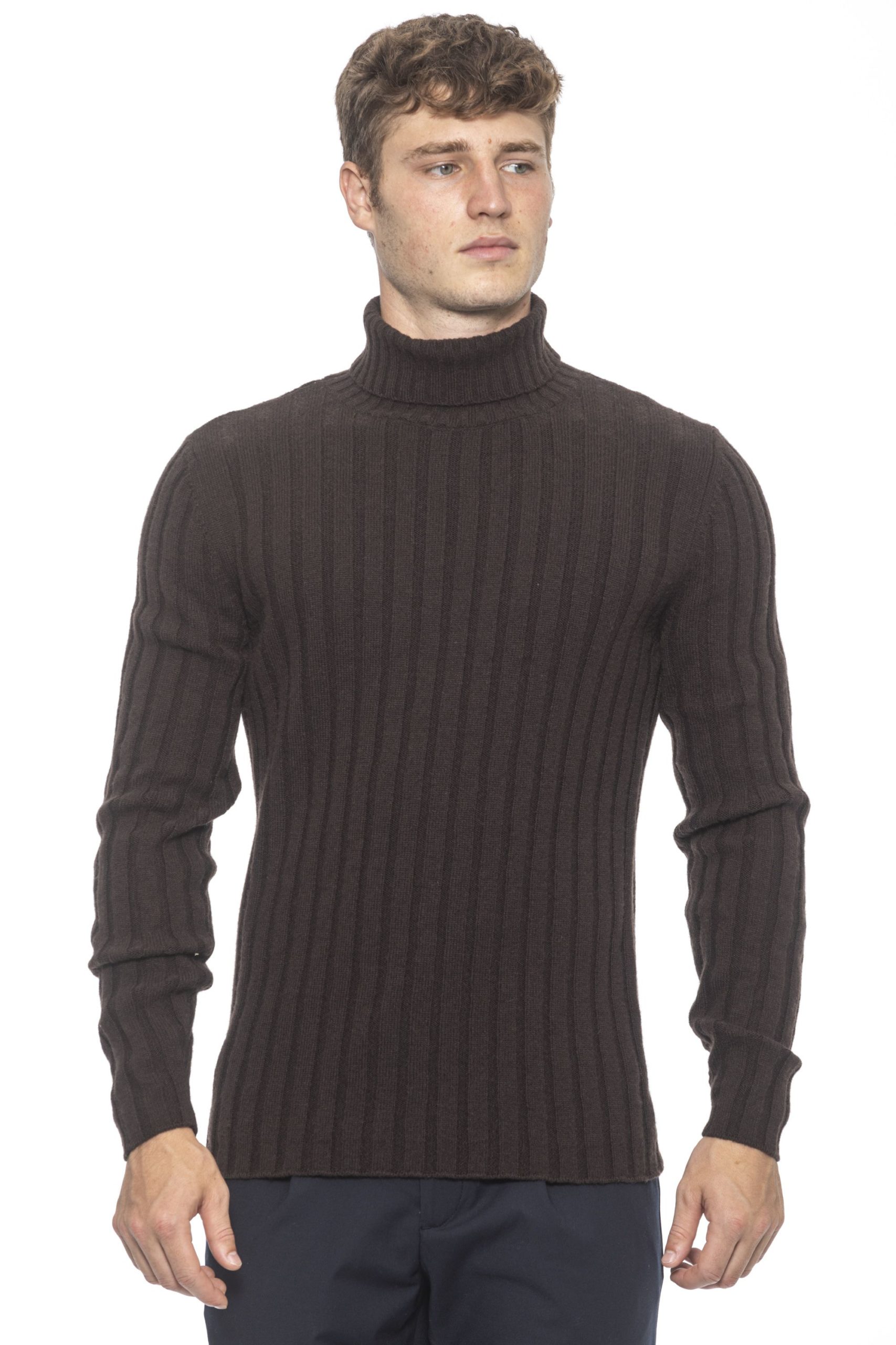 Alpha Studio Men's Moro Sweater Brown AL1192028 - IT50 | L