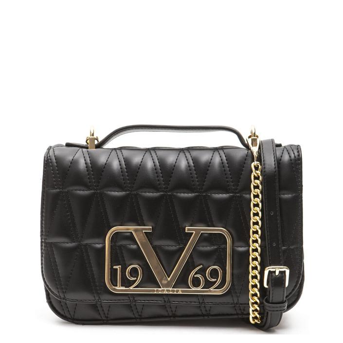 19v69 Italia Women's Shoulder Bag Various Colours 318906 - black UNICA