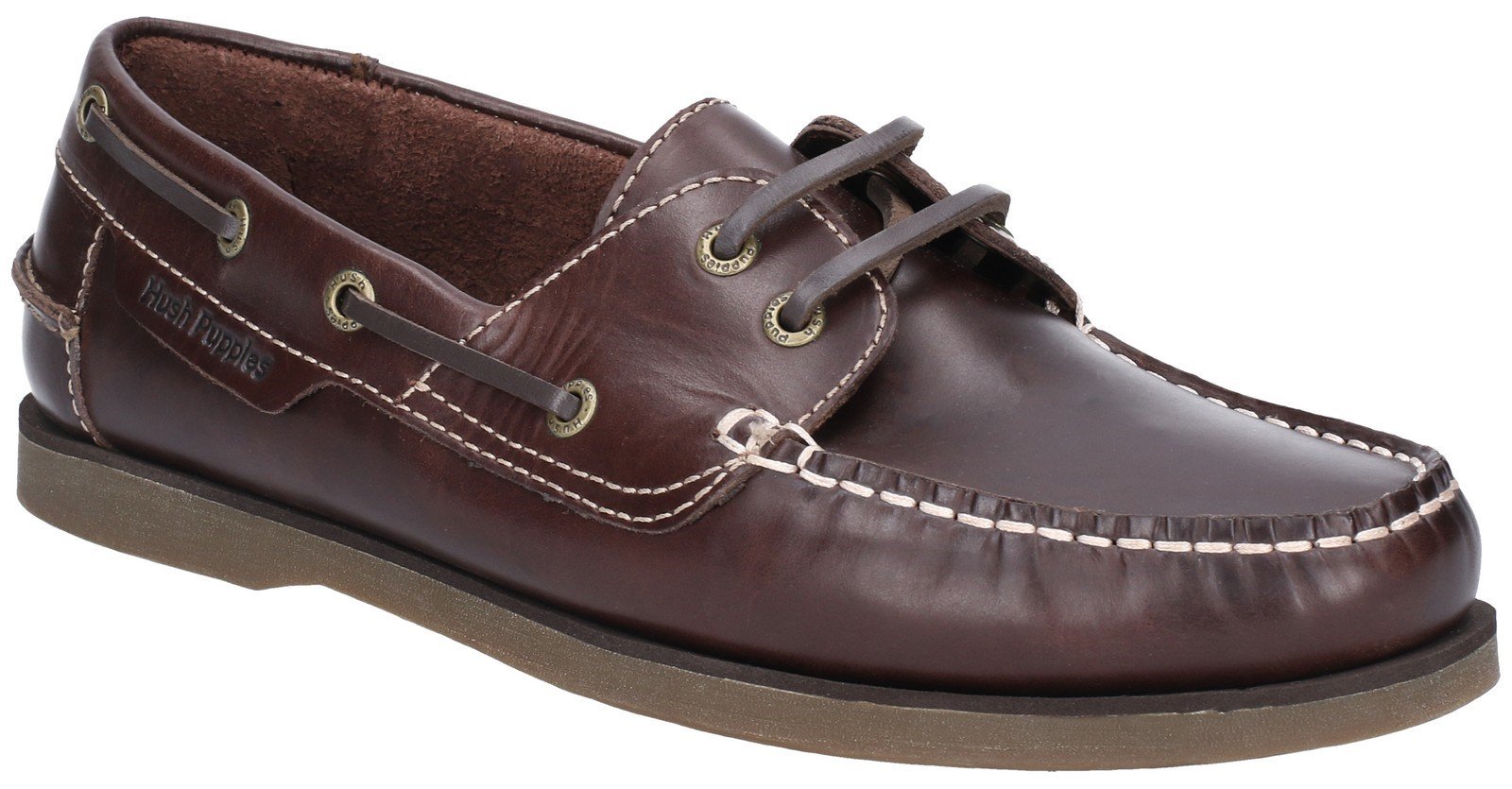 Hush Puppies Men's Henry Classic Lace Up Loafer Various Colours 28365 - Brown 6