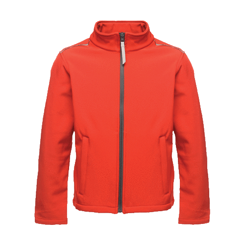 Regatta Kid's Classmate Softshell Jacket Various Colours T_TRA683 - Classic Red 5/6 Years