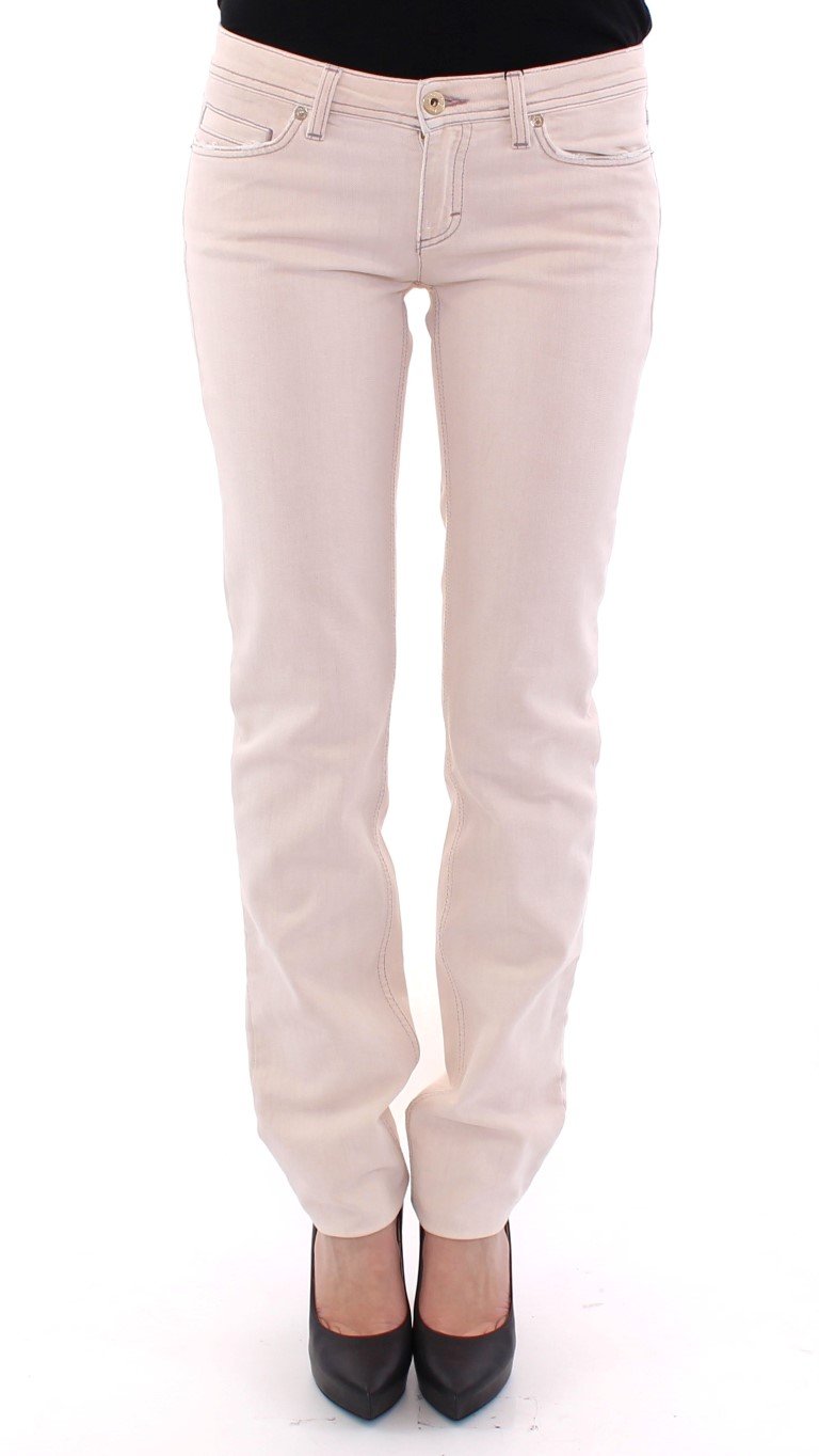 Dolce & Gabbana Women's Cotton Regular Fit Pants Beige NOC10535-2 - W27