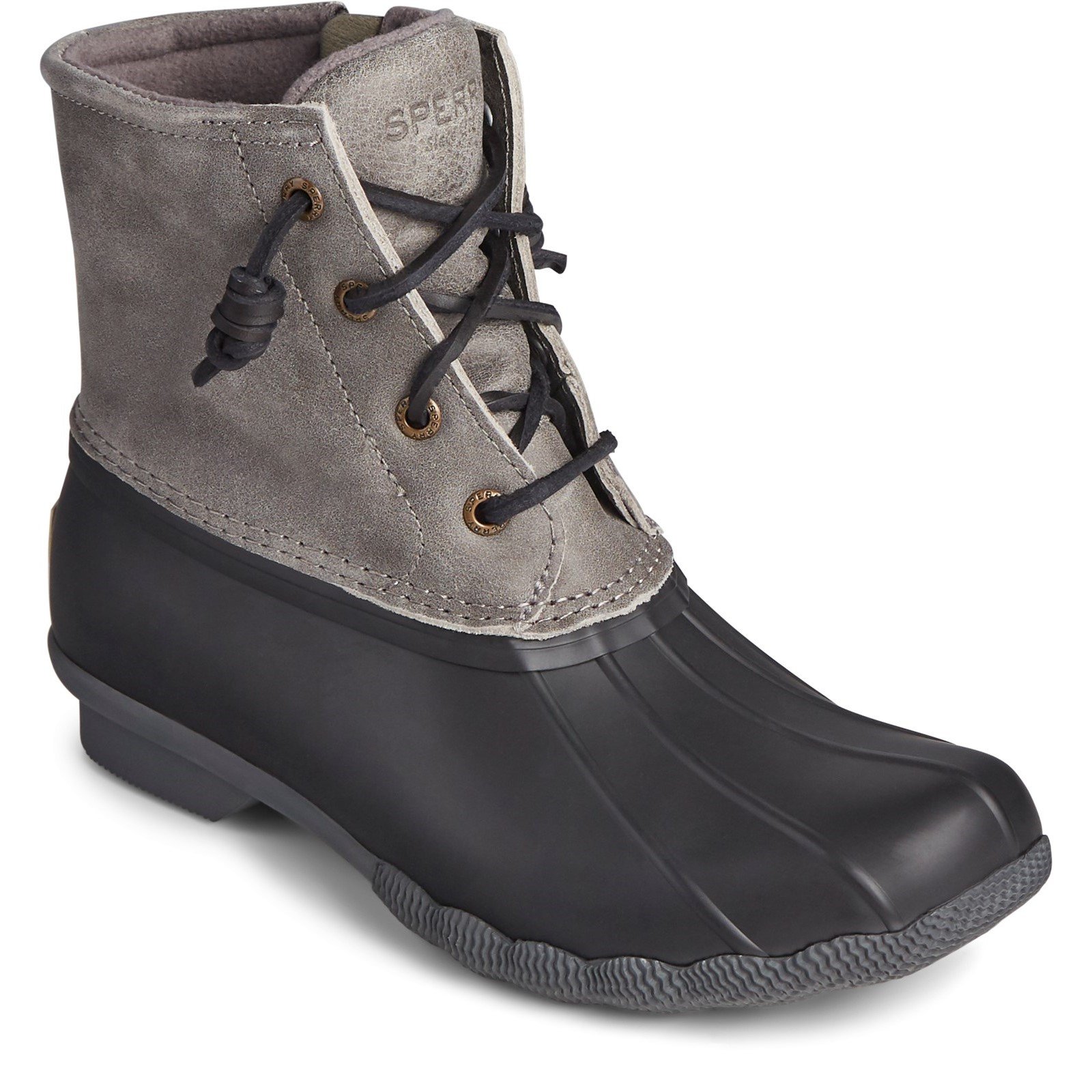 Sperry Women's Saltwater Core Mid Boot Multicolor 32407 - Black/Grey 5