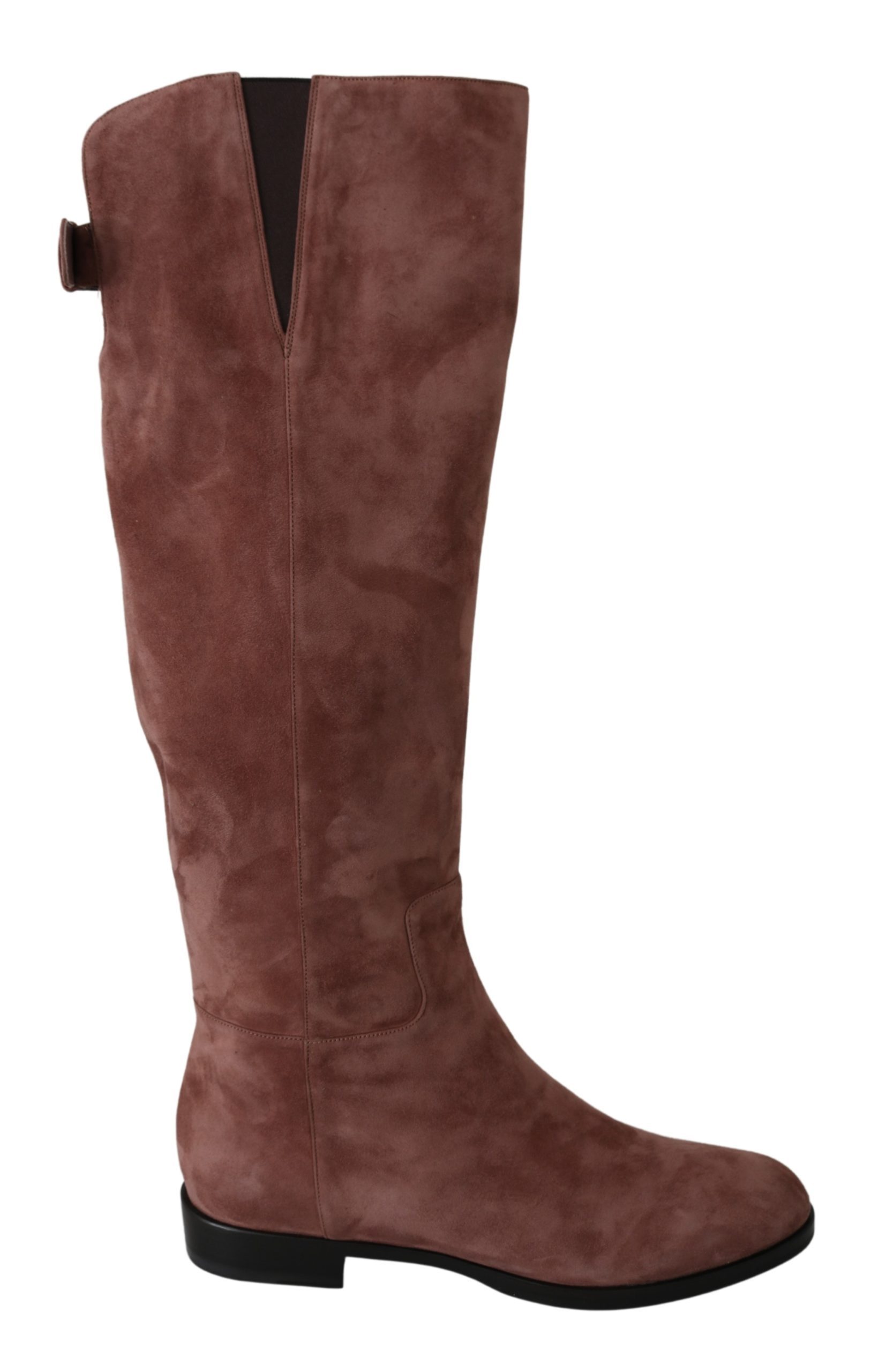 Dolce & Gabbana Women's Leather Suede Boots Beige LA6693-39 - EU39/US8.5
