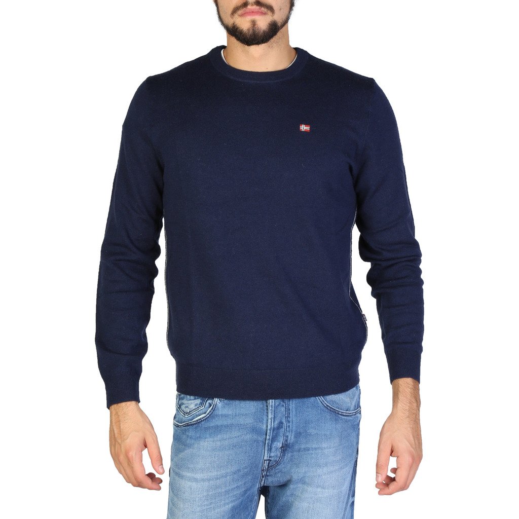 Napapijri Men's Sweater Various Colours DAMAVAND_N0YGPB - blue S