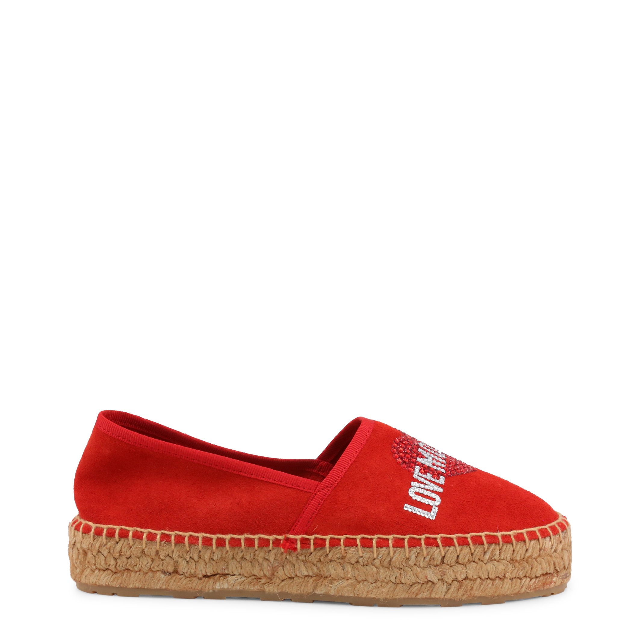 Love Moschino Women's Slip On Shoes Grey JA10023G1CIF0 - red EU 35