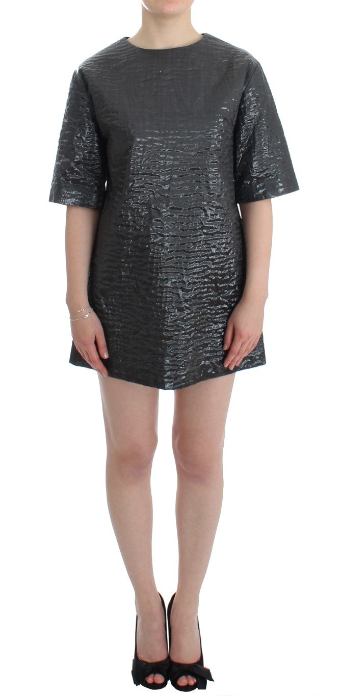 House of Holland Women's Metallic SS Dress Silver SIG12504.1 - M