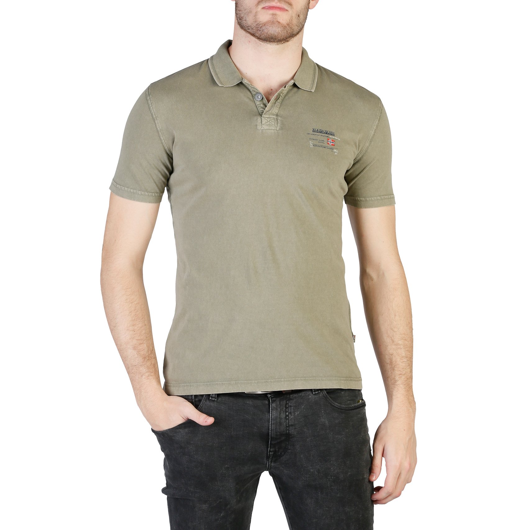 Napapijri Men's Polo Shirt Various Colours N0YHQK - green S