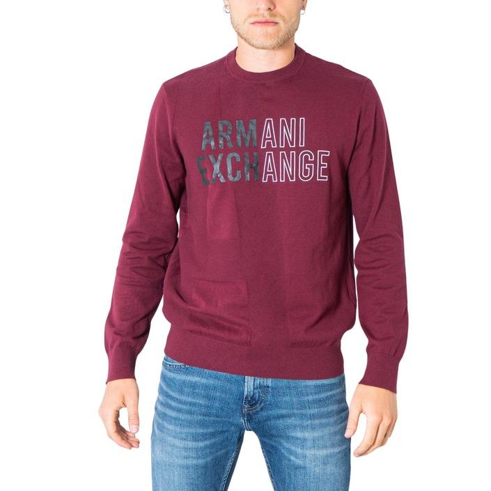Armani Exchange Men's Sweater Bordeaux 305000 - bordeaux XS