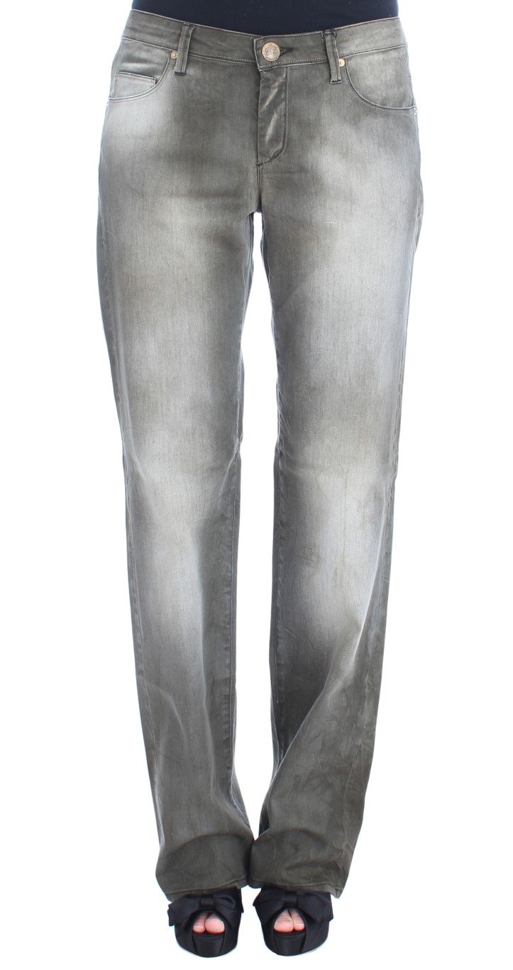 Ermanno Scervino Women's Loose Fit Boyfriend Jeans Grey SIG30293 - W26