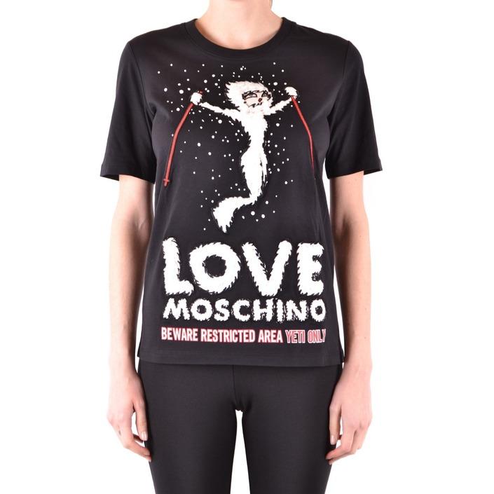 Love Moschino Women's T-Shirt Black 166577 - black 38