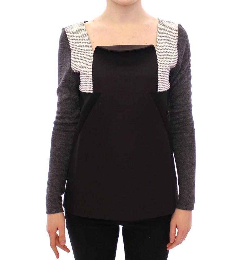 KAALE SUKTAE Women's LS Pullover Sweater Gray MOM10134 - IT40|S