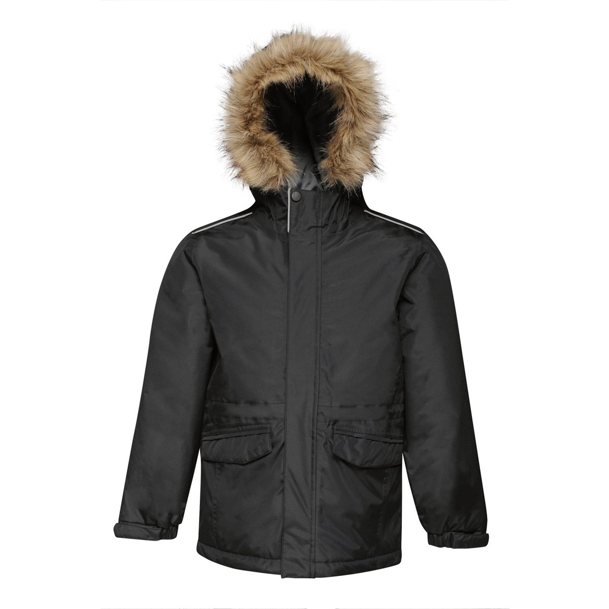 Regatta Kid's Cadet Parka Jacket Various Colours T_TRA309 - Black 5/6 Years