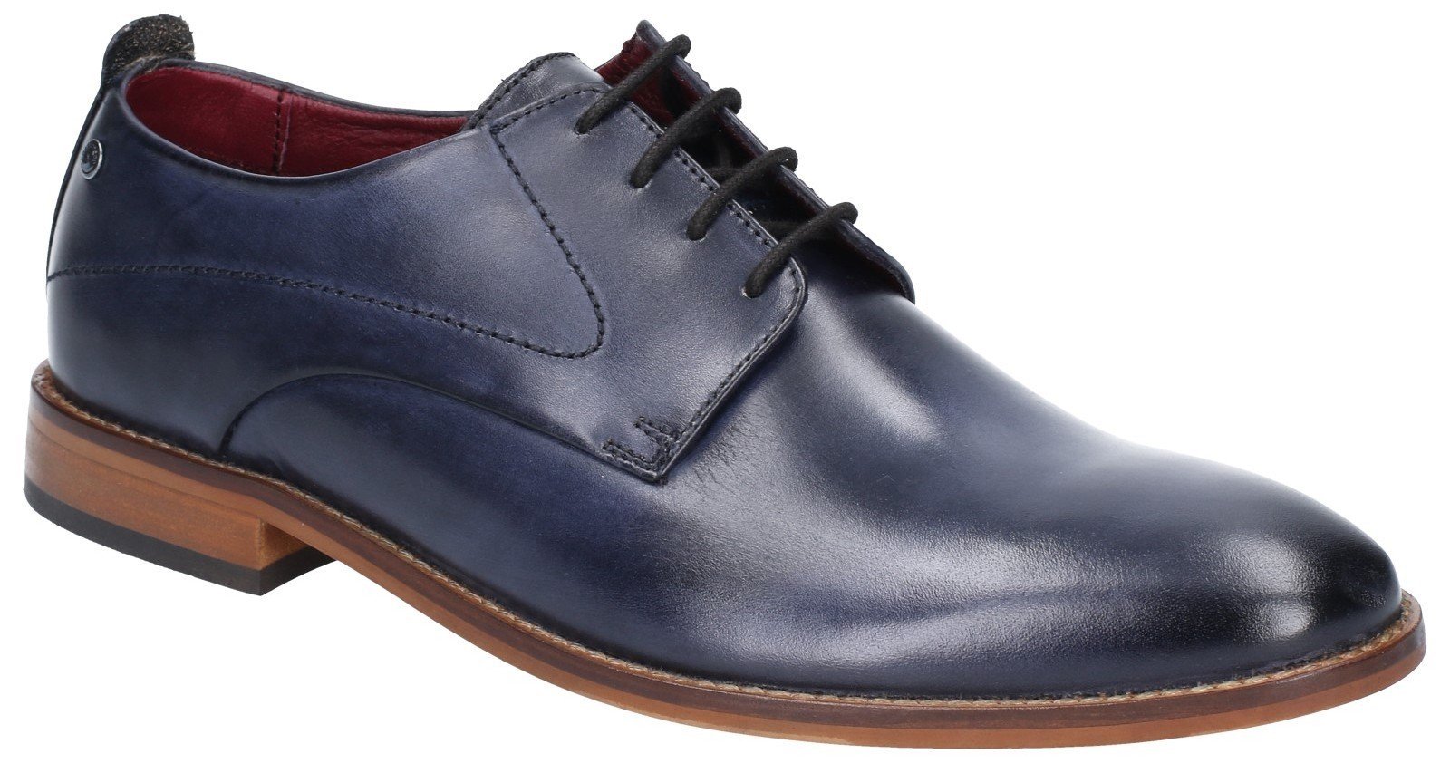 Base London Men's Script Washed Lace Up Shoe Various Colours 28545 - Navy 6