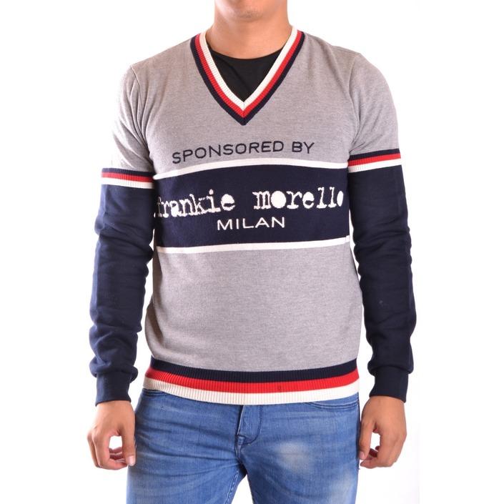 Frankie Morello Men's Sweater Grey 163040 - grey XS