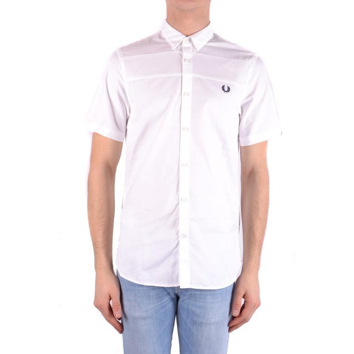 Fred Perry Men's Shirt White 161366 - white S