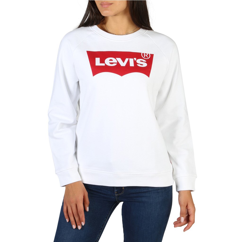 Levis Women's Sweatshirt White 29717_RELAXED-GRAPHIC - white XS