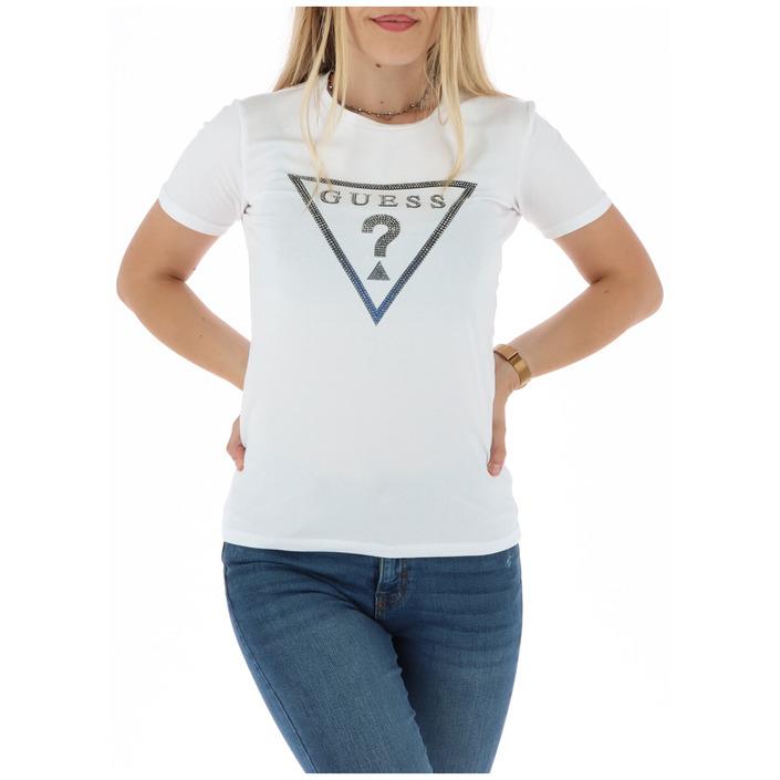 Guess Women's T-Shirt White 301081 - white XS