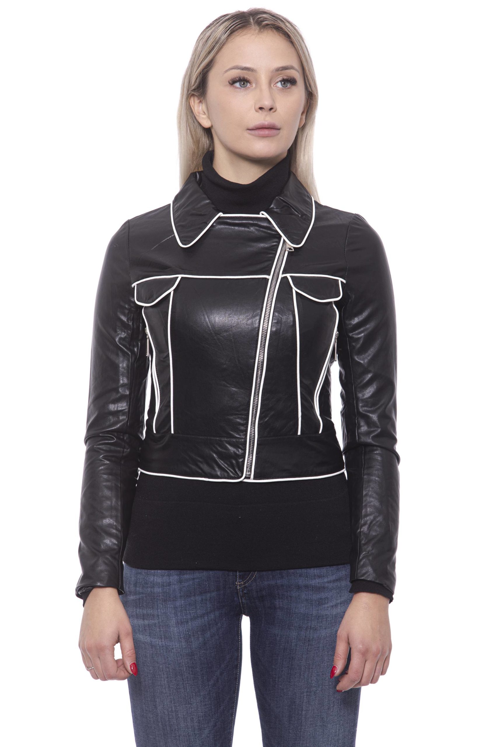 19V69 Italia Women's Nero Jacket 191388428 - IT42 | S