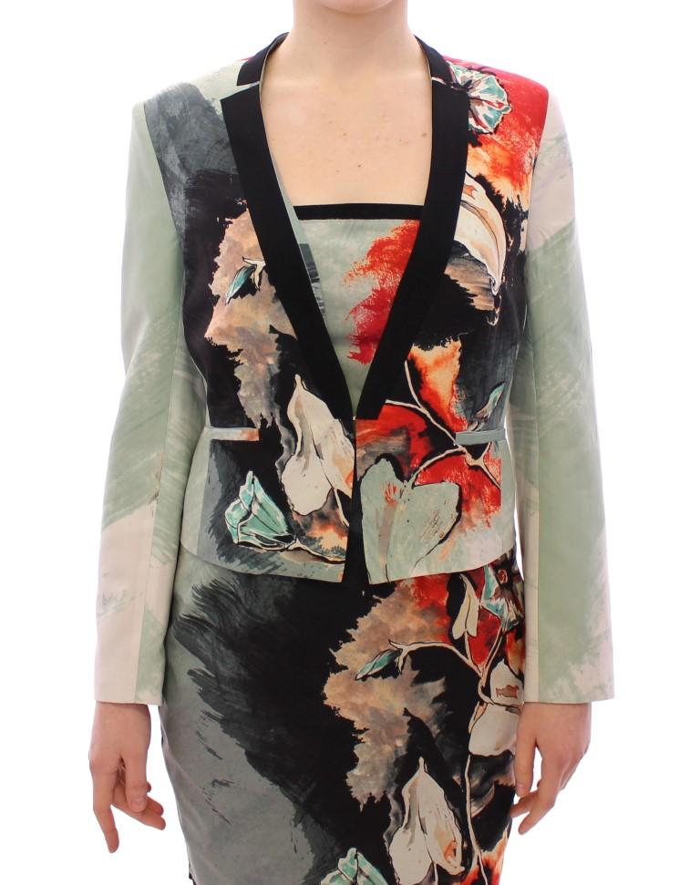 Multicolor Short Floral Blazer Jacket - IT40|S