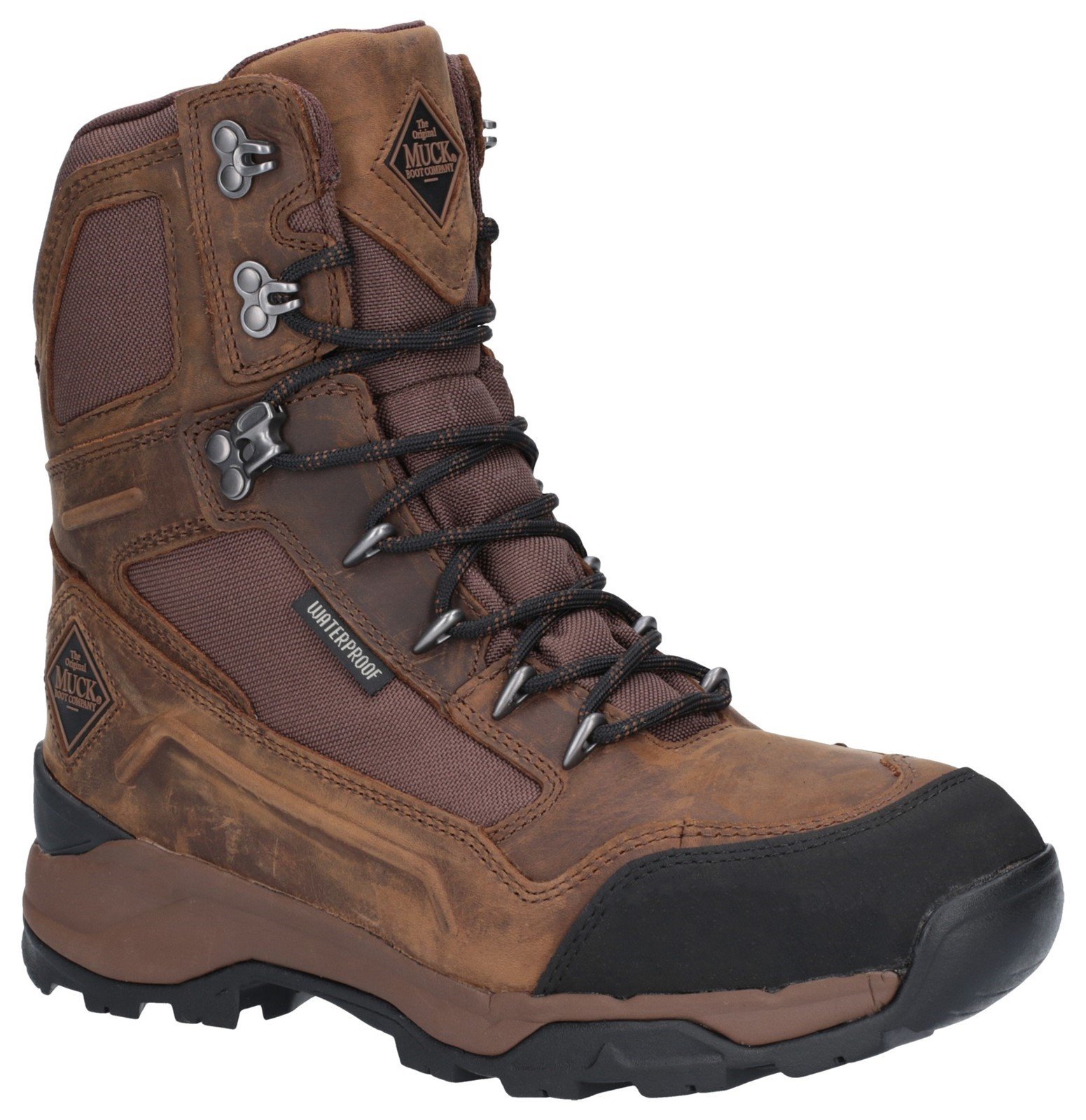 Muck Boots Men's Summit 8" Warm Weather Performance Boot Brown 27623 - Brown 12