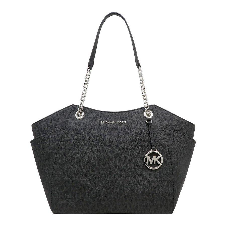 Michael Kors Women's Jet Set Large Tote Bag Black MK29400