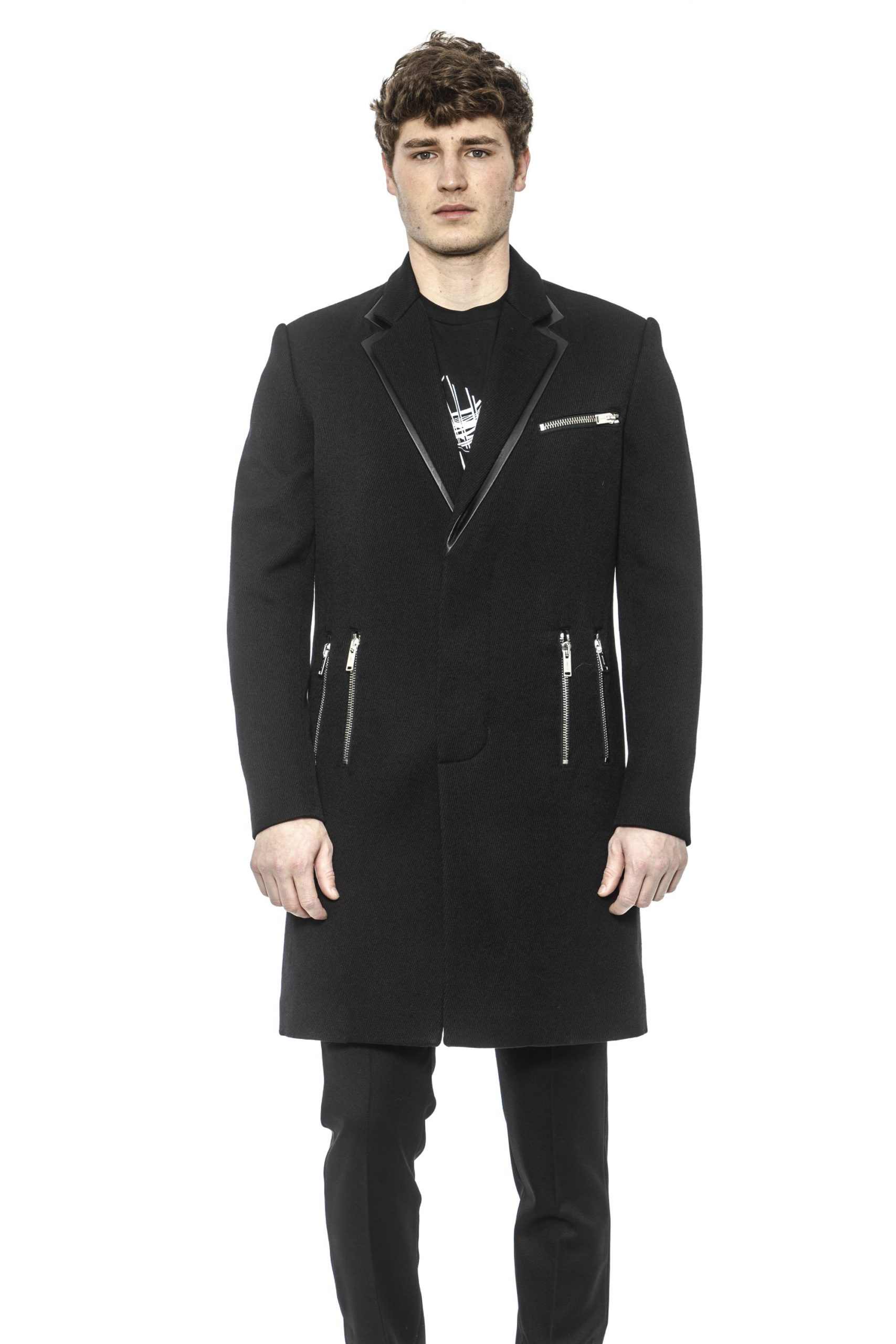 Les Hommes Men's Coat Black LE1393428 - IT50 | L