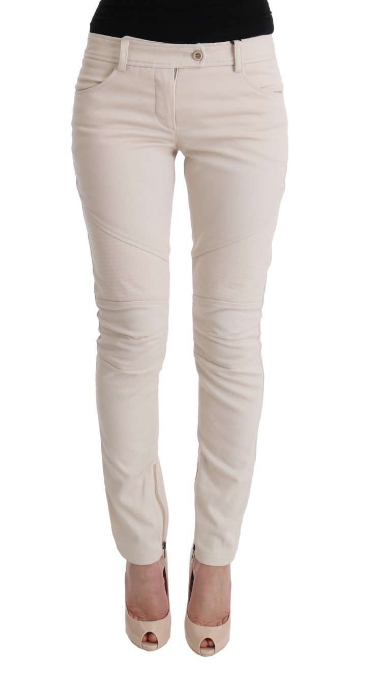 Ermanno Scervino Women's Slim Fit Jeans White SIG30299 - IT40|S