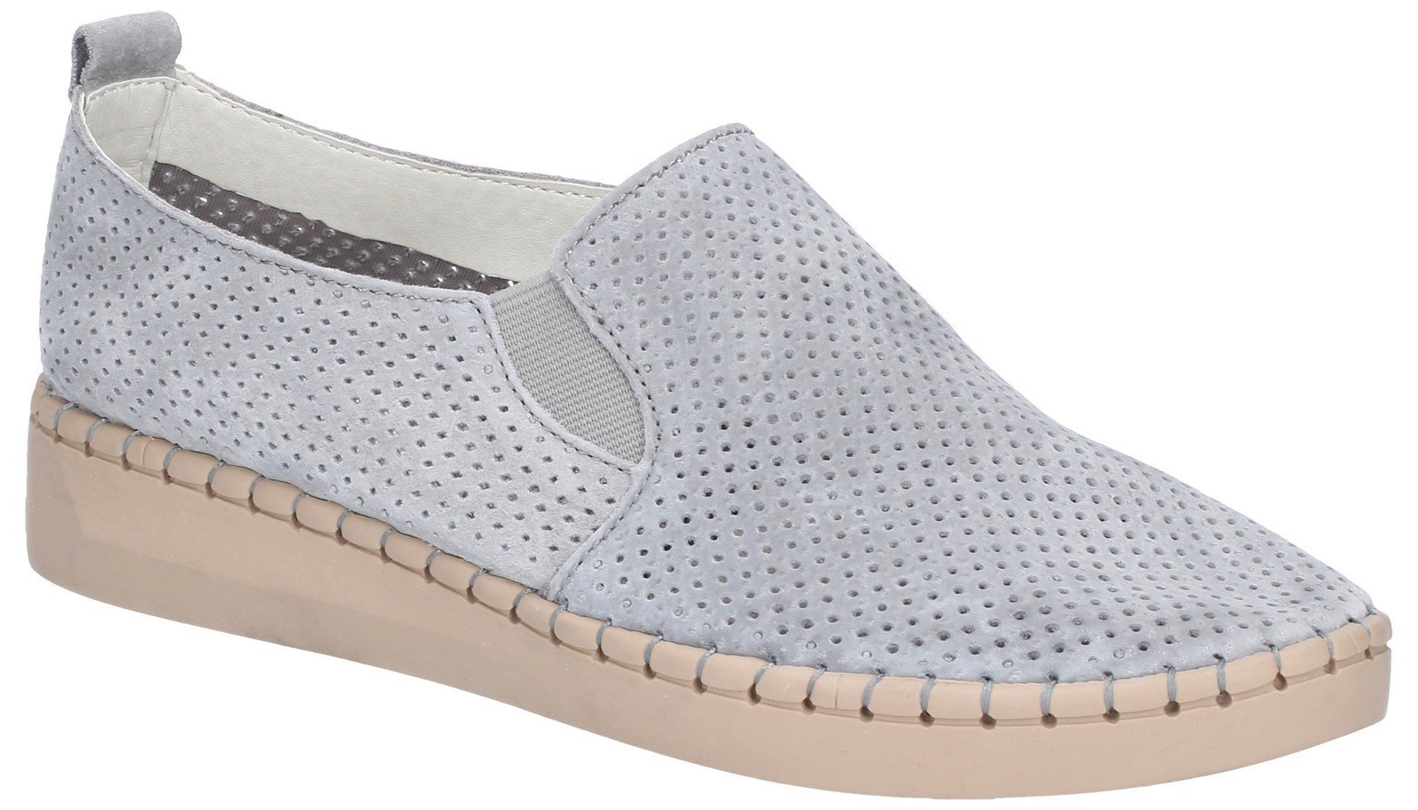 Fleet & Foster Women's Tulip Slip On Shoe Blue 28262-47470 - Grey 3