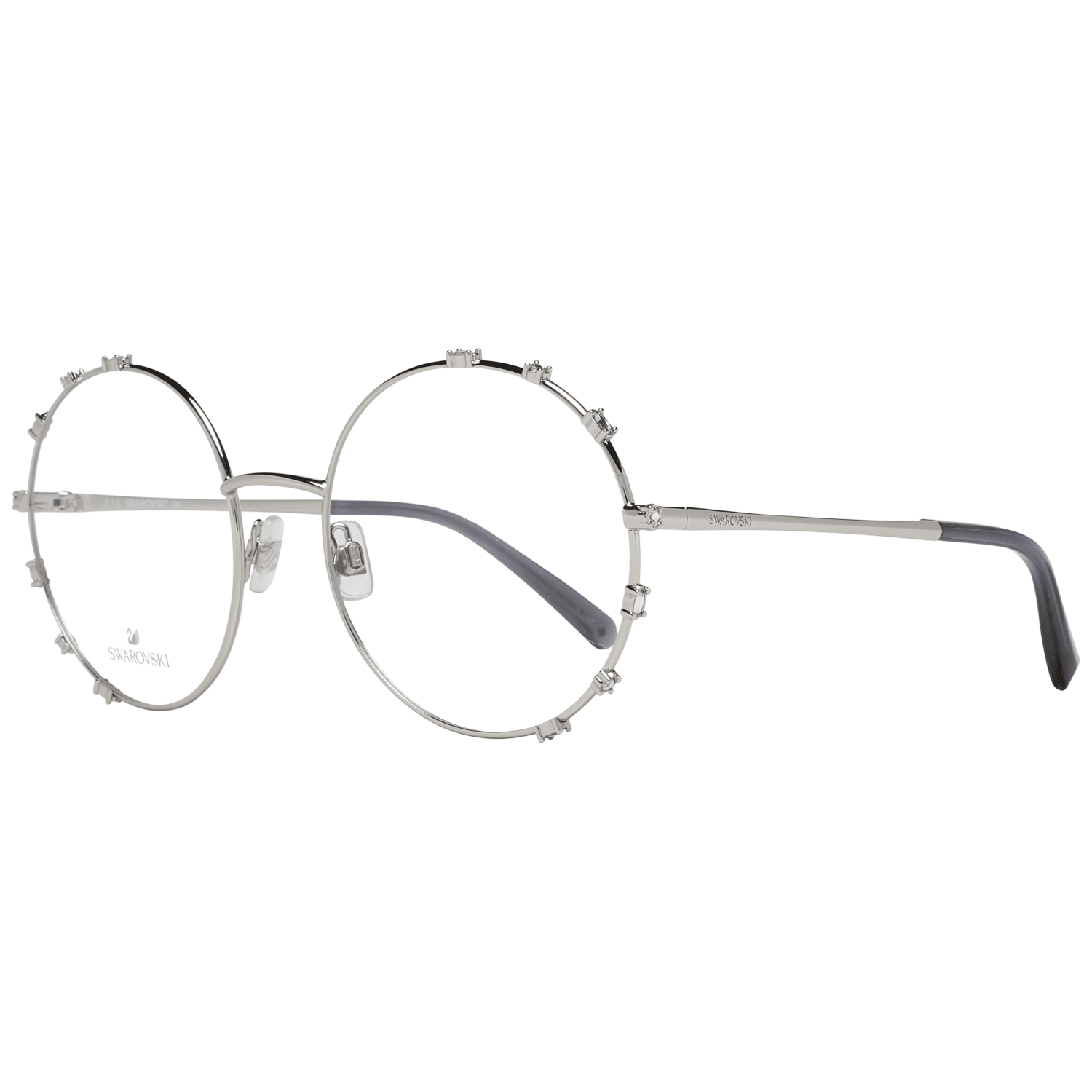 Swarovski Women's Optical Frames Eyewear Silver SK5380 57016