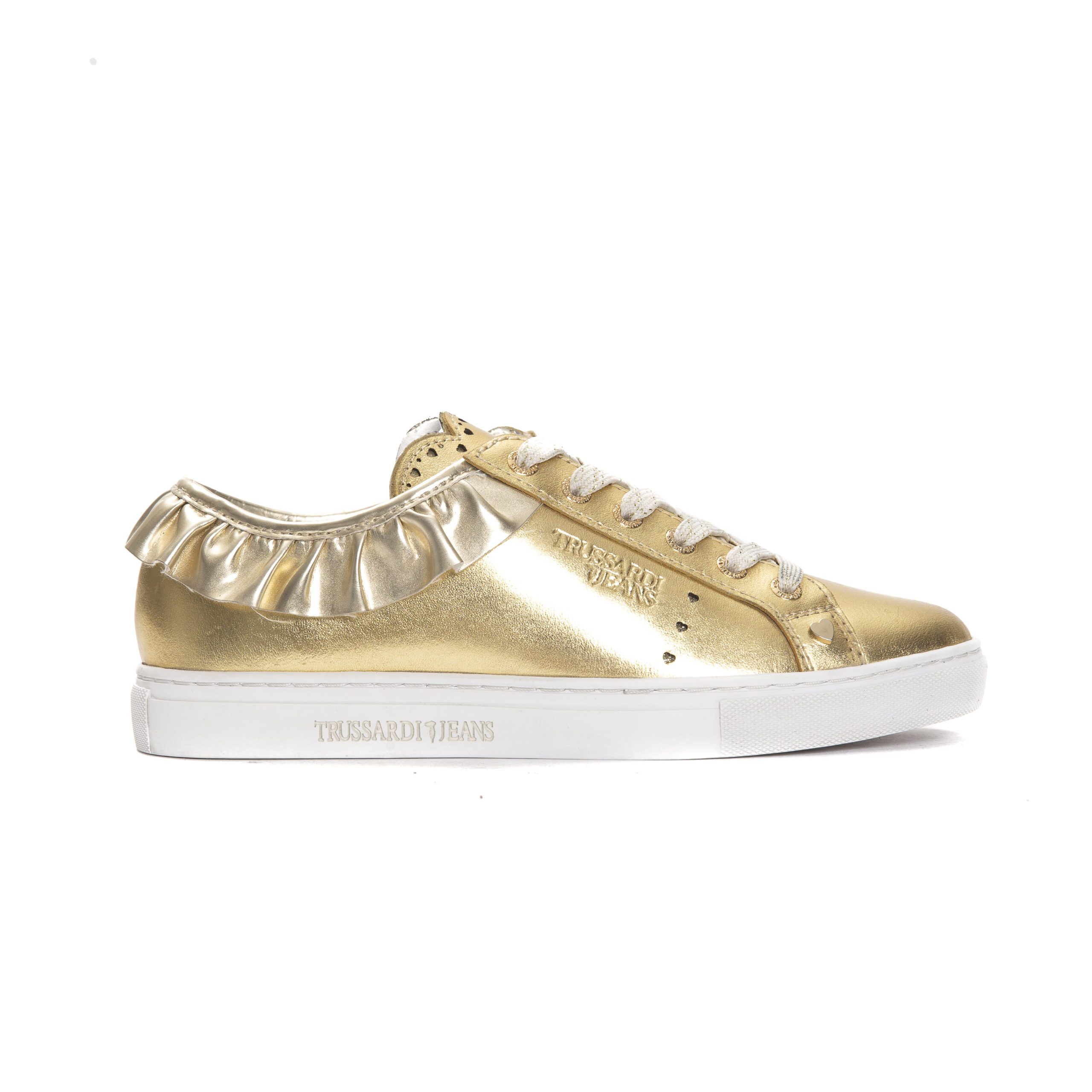 Trussardi Jeans Women's Oro Trainer Gold TR662972 - EU36/US5.5
