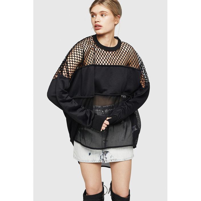 Diesel Women's Sweatshirt Black 298717 - black 2XS