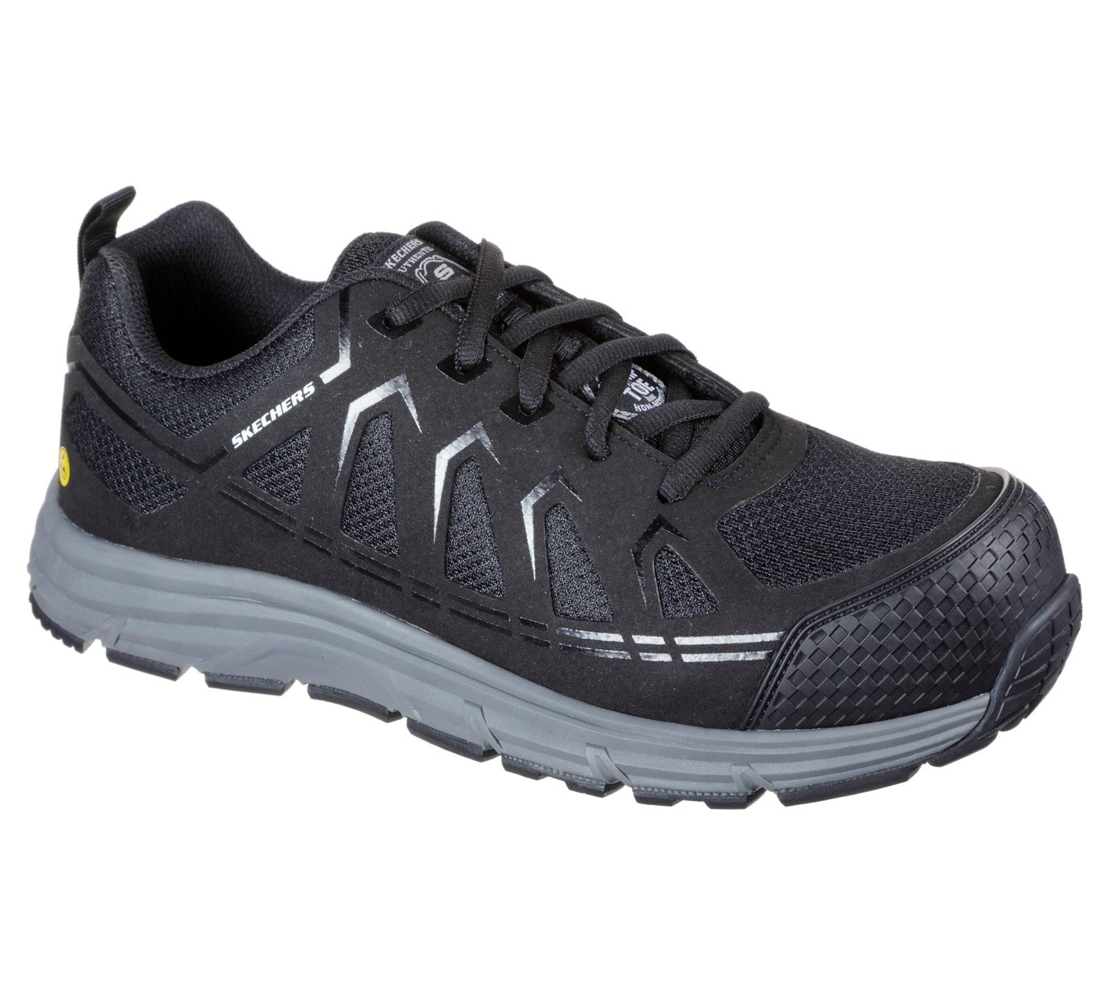 Skechers Unisex Malad Safety Trainer Various Colours 32623 - Black 10