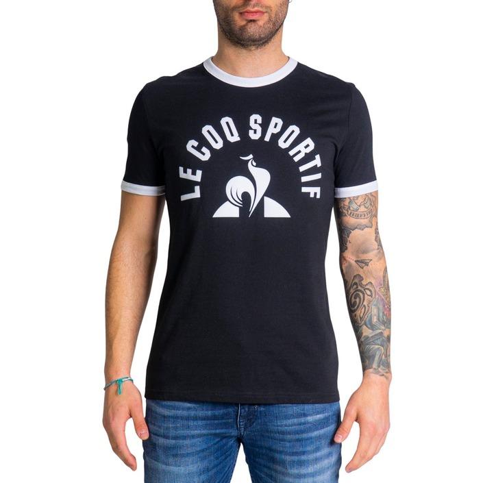 Le Coq Sportif Men's T-Shirt Black 242760 - black M