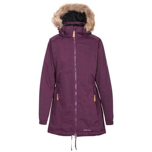 Trespass Women's Waterproof Padded Coat Various Colours Celebrity - Potent Purple XS