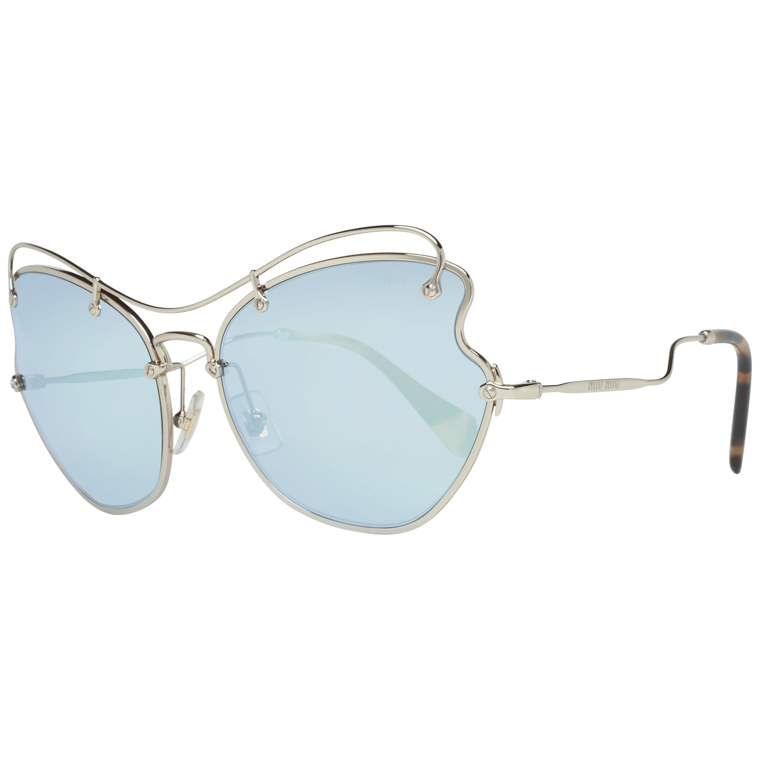 Miu Miu Women's Sunglasses Silver MU56RS ZVN5Q061