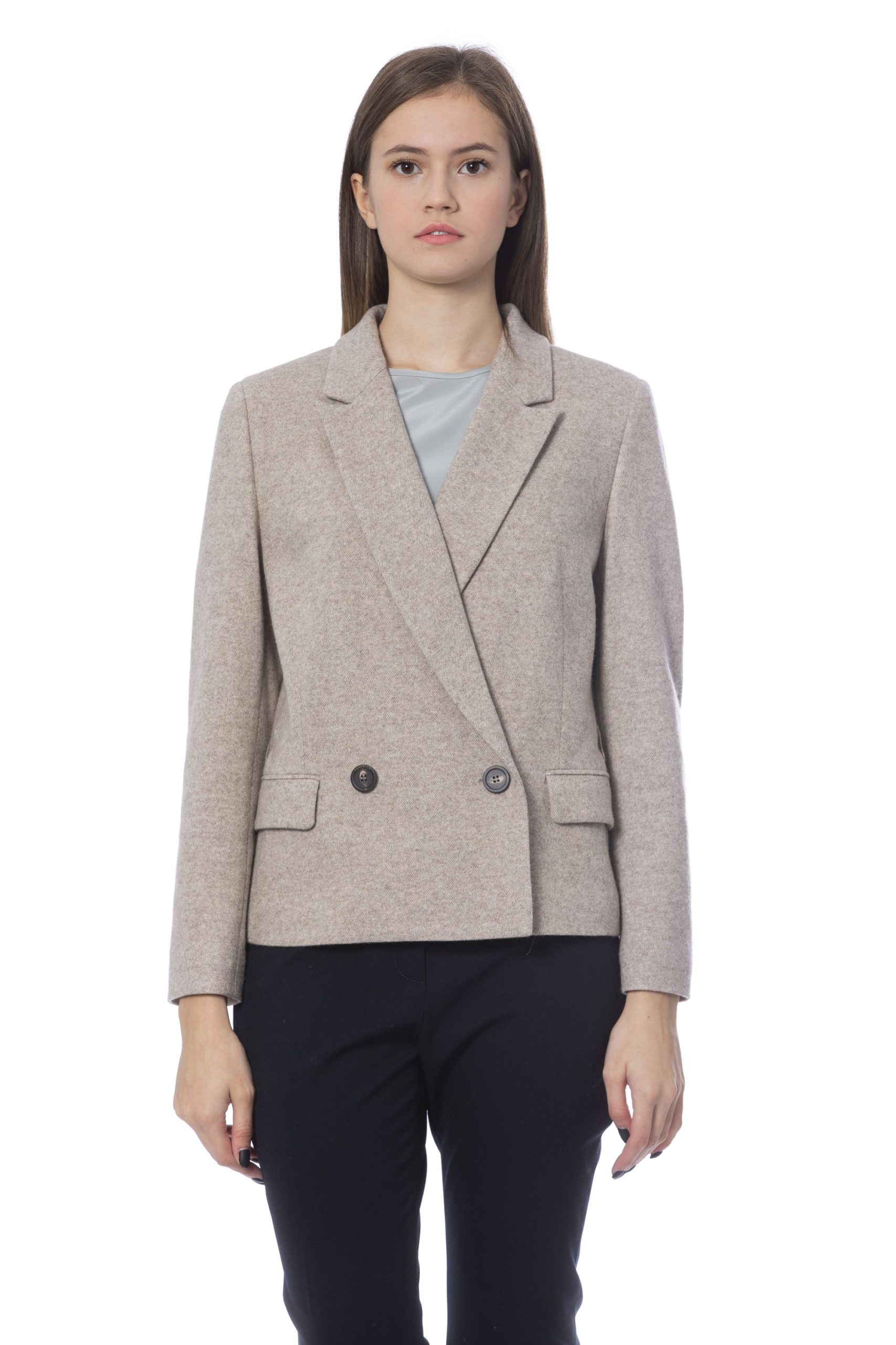 Peserico Women's Jackets Beige PE854468 - IT42 | S