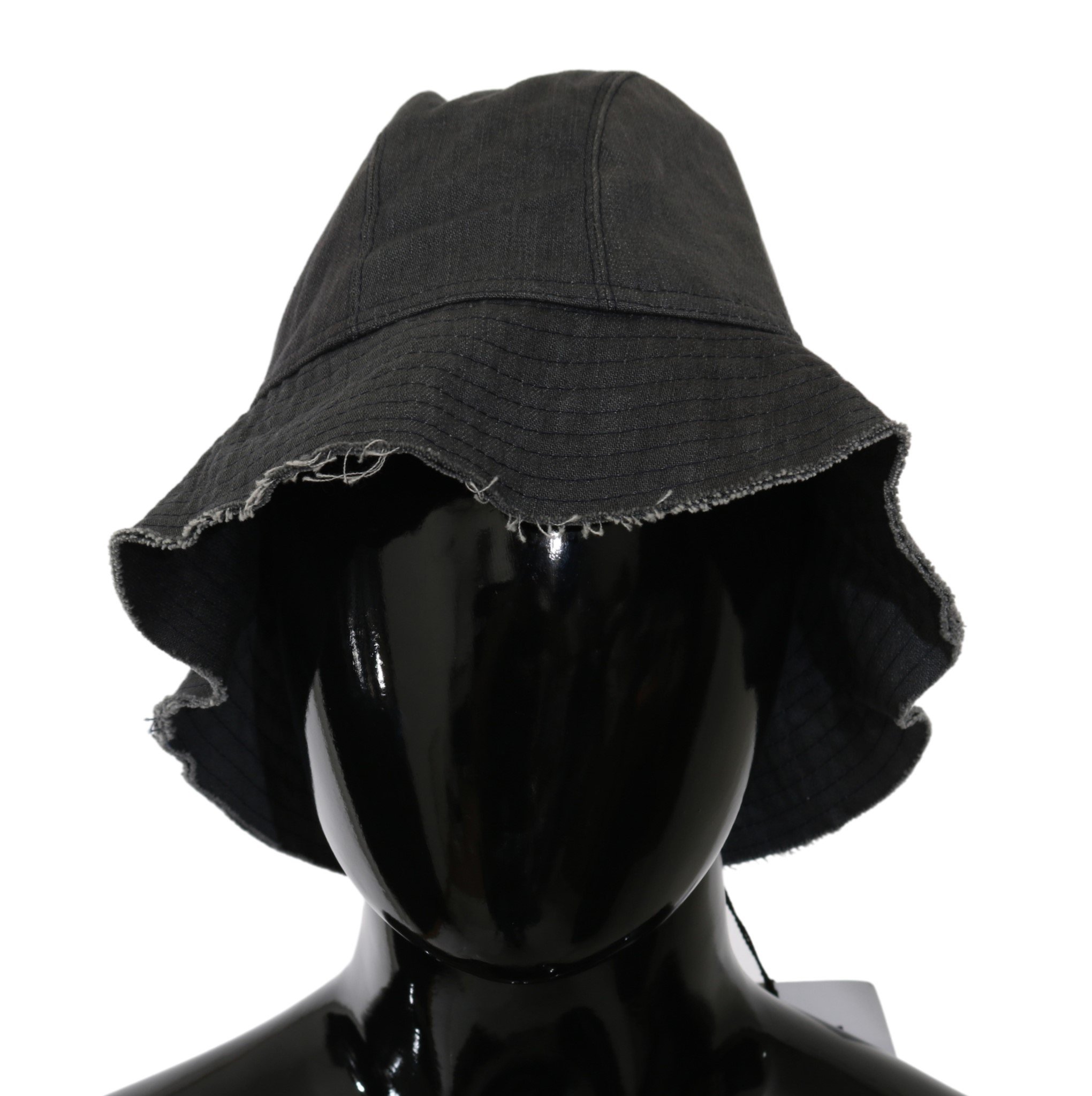 Costume National Women's Washed Wide Brim Outdoor Hat Black HAT20001