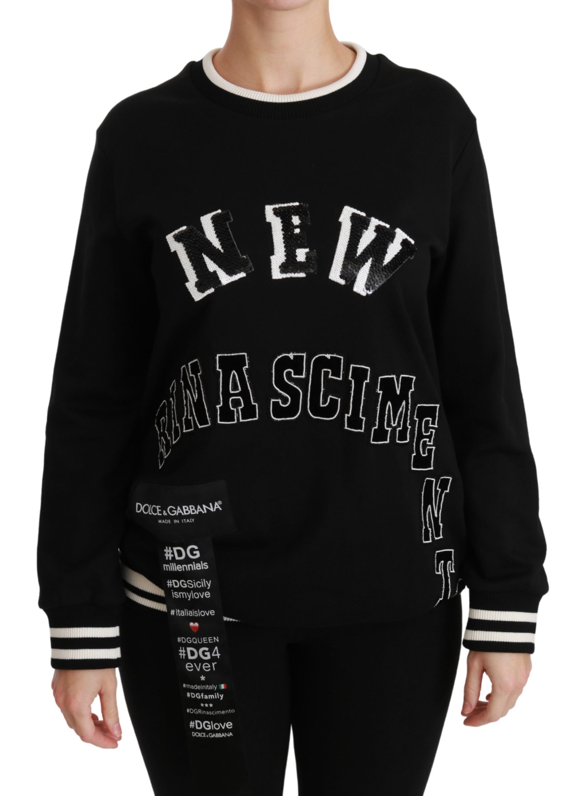 Black Rinascimento #DGmillennials Sweater - IT38|XS