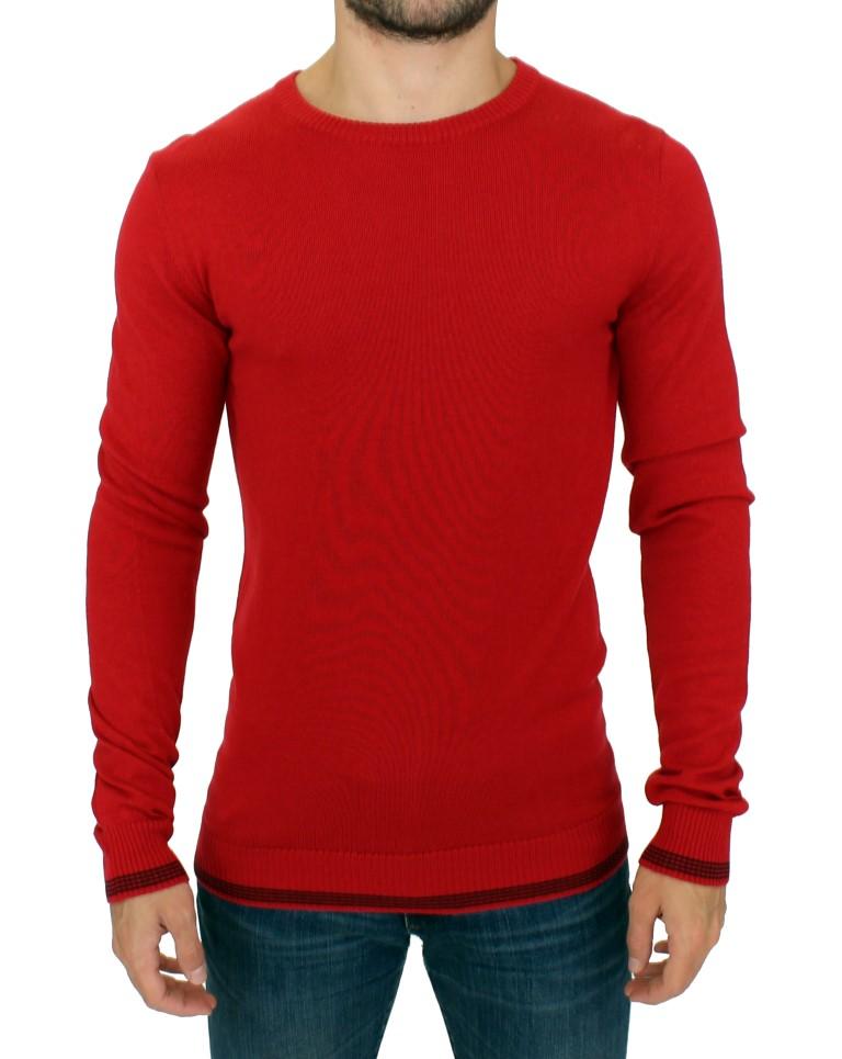 Costume National Men's Crewneck Wool Sweater Red SIG10532 - IT48 | M