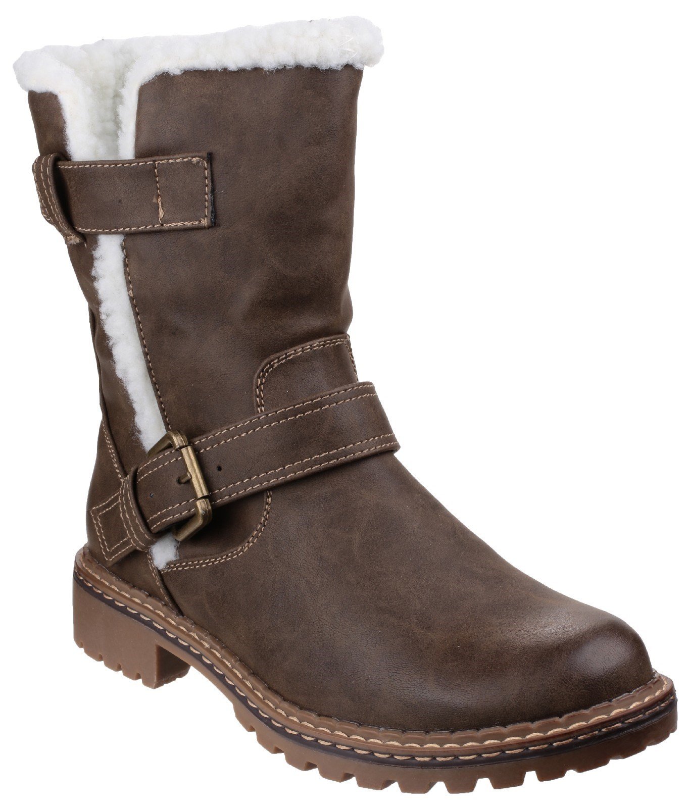 Divaz Women's Nardo Pull On Boot Black 22806-37230 - Brown 3
