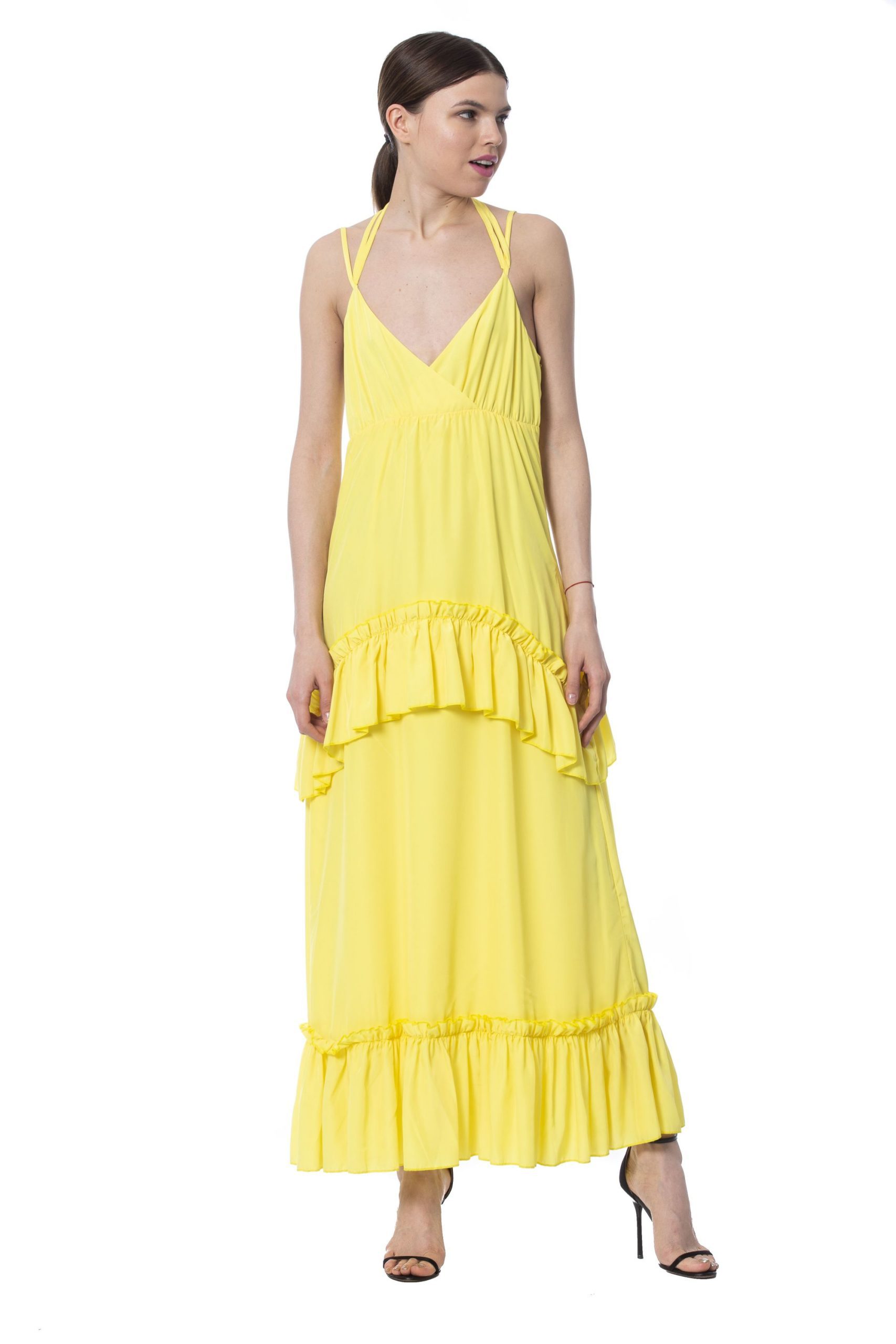 Silvian Heach Women's Dress Yellow SI994662 - XS