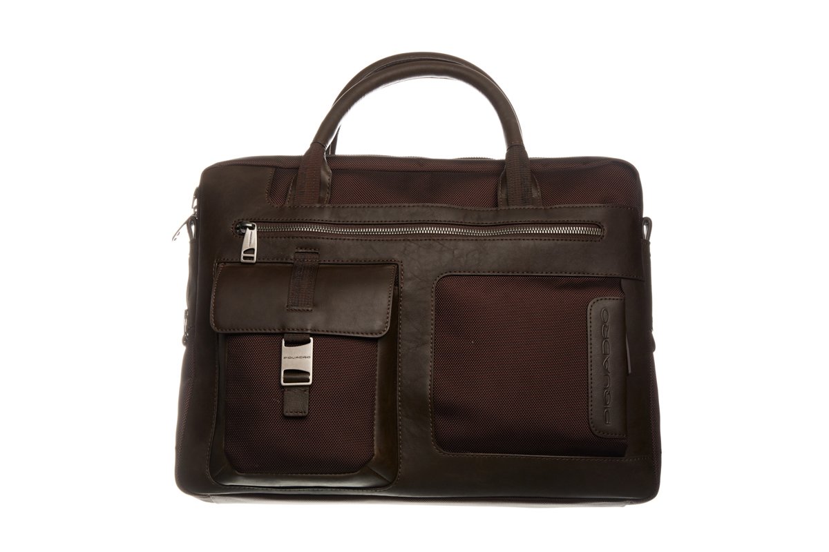 Piquadro Men's Marrone Briefcase Brown PI1270631