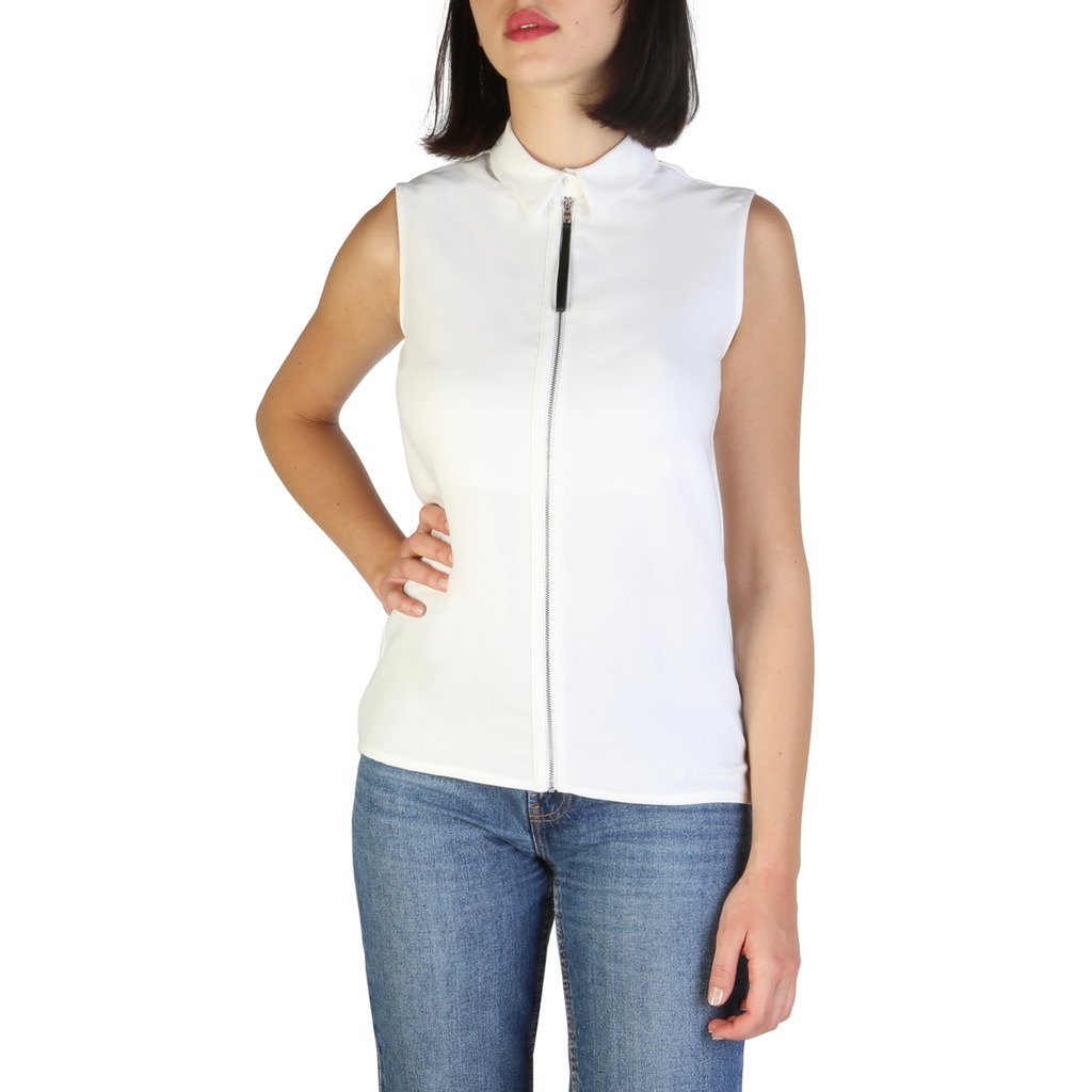Armani Jeans Women's Shirt White 6Y5C03 - white 40 EU