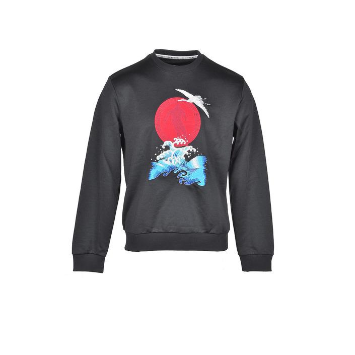 Bikkembergs Men's Sweatshirt Black 212034 - black XL