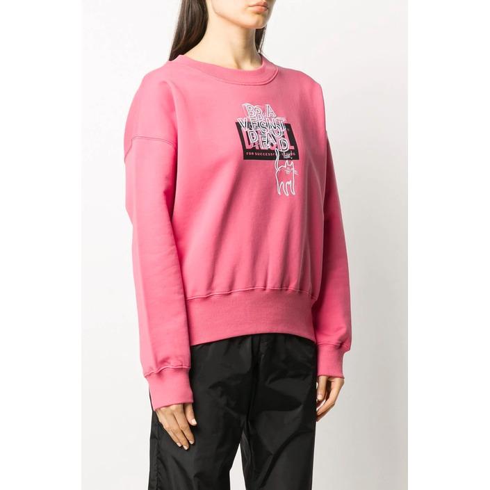 Diesel Women's Sweatshirt Various Colours 312555 - pink S